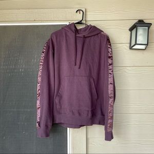 Urban Outfitters Men’s Purple Tonal Tape Hoodie Sweatshirt